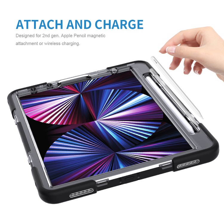 Transparent PC bumper ipad case for Air 4 10.9 inch rugged anti fall protective shell tablet cover case for ipad pro 11 inch