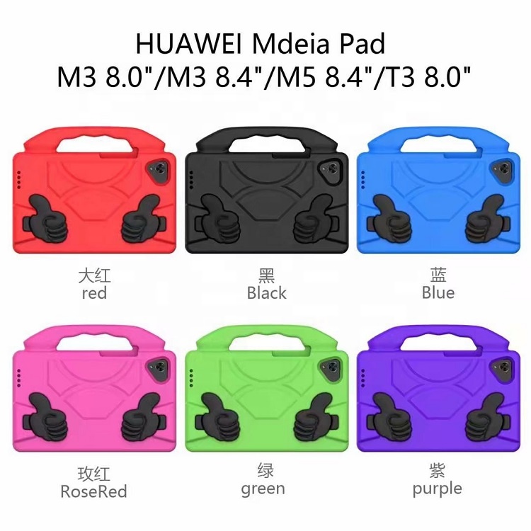 Case For Samsung Galaxy Tab A7 10.4/10.1/10.5 inch T500/T580 Tab S5E/S6 EVA foam kids Tablet Cover for Huawei/iPad models