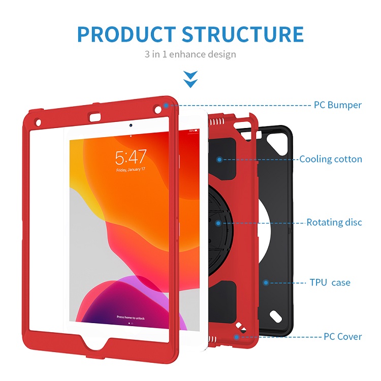 shockproof t290 tablet case for Samsung s5e case universal tpu folding business designer tablet cover case for tab A7/S7