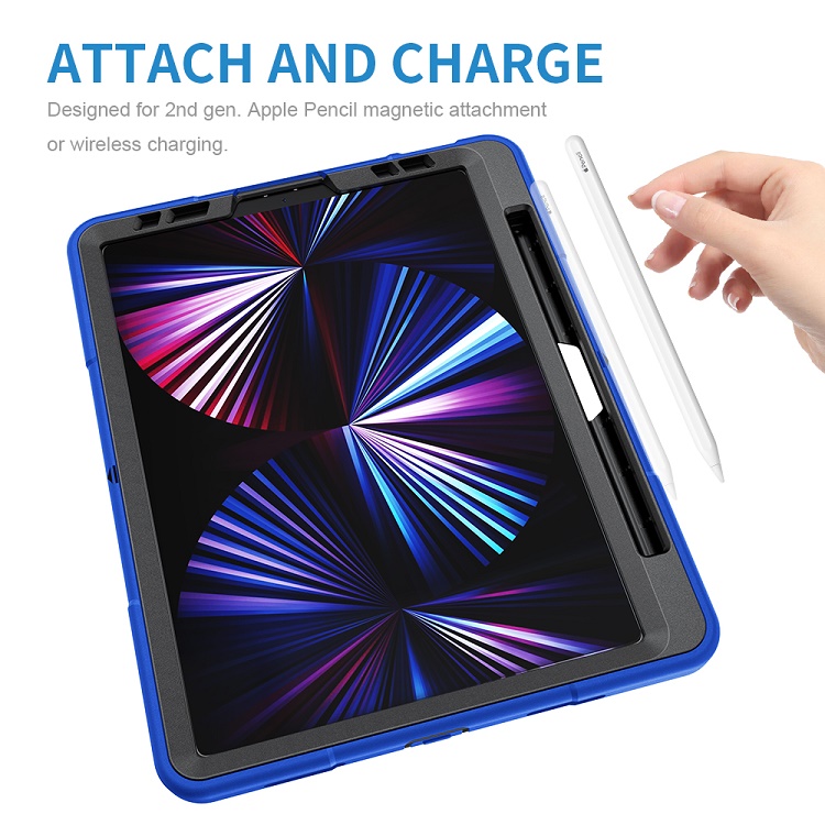 for ipad pro 11 sublimation case cover for ipad pro 11 inch case hard PC rugged tablet case with hand strap foldable stand