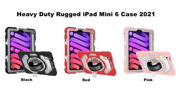 Durable case for ipad mini 6 case transparent PC back cover for ipad mini 6 case 8.3 inch tablet
