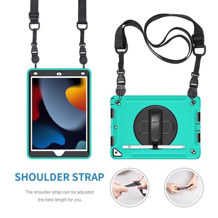 Miesherk triple protective rugged sublimation case for iPad 10.2 inch 9th gen tablet cover