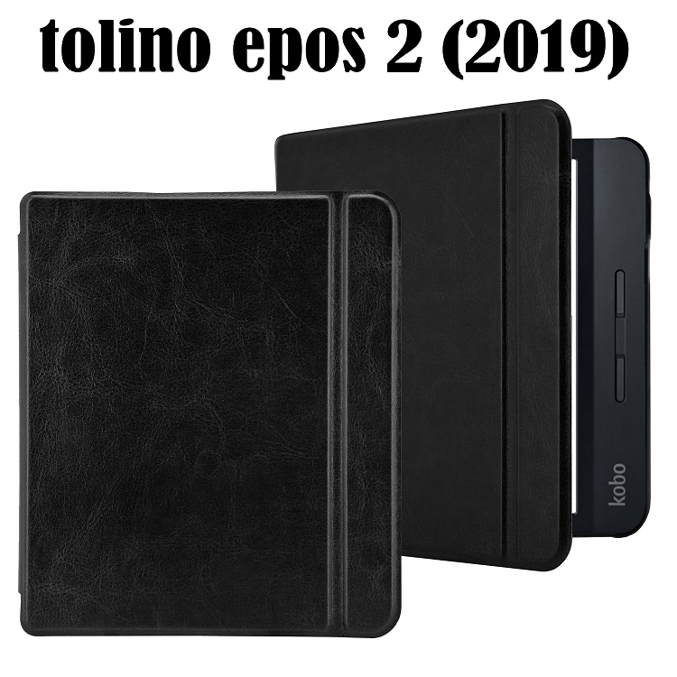 Ultra Slim Leather Folio Protective Smart Flip Tablet Case for KOBO 6 inch 2019 e-Reader Cover