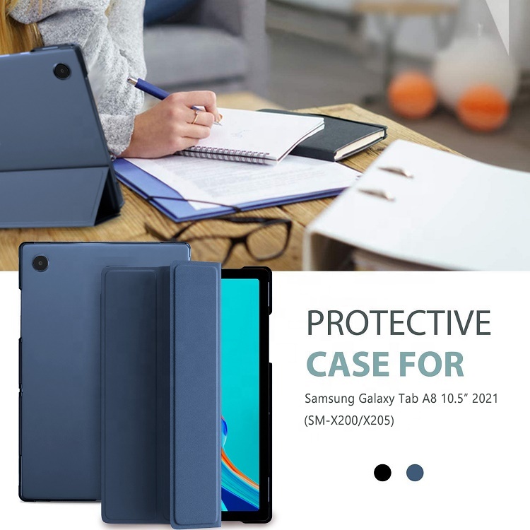 Auto wake sleep magnetic leather tablet case for Samsung tab s7/s8 tablet case cover for samsung galaxy a7 tablet cover
