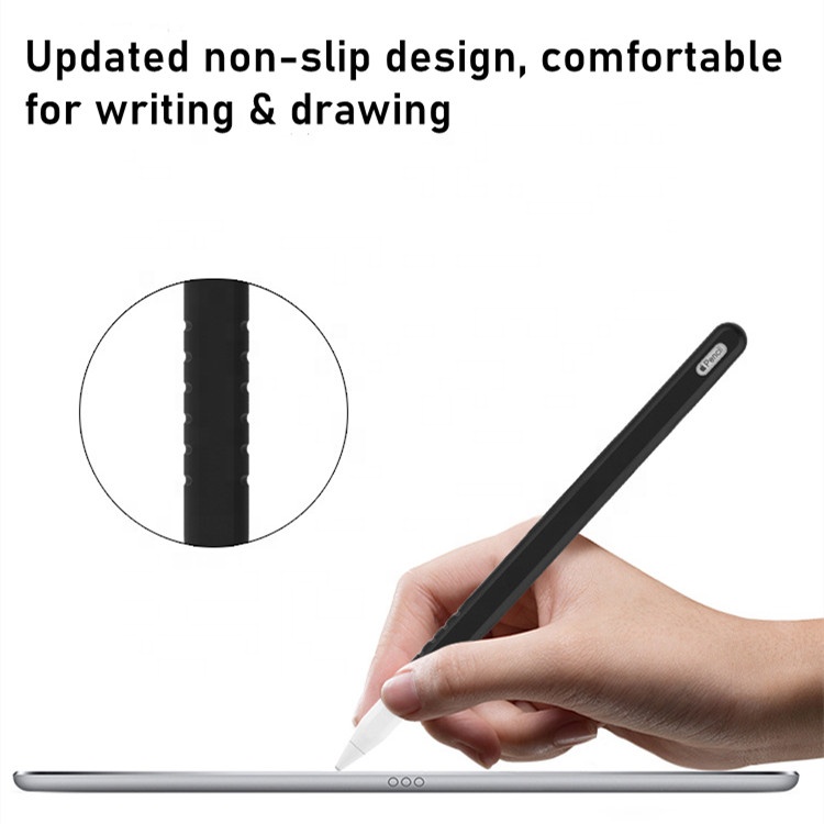 Factory free sample anti-fall stylus cover soft silicone 2nd generation pen case for apple pencil 2 case for apple pencil cover
