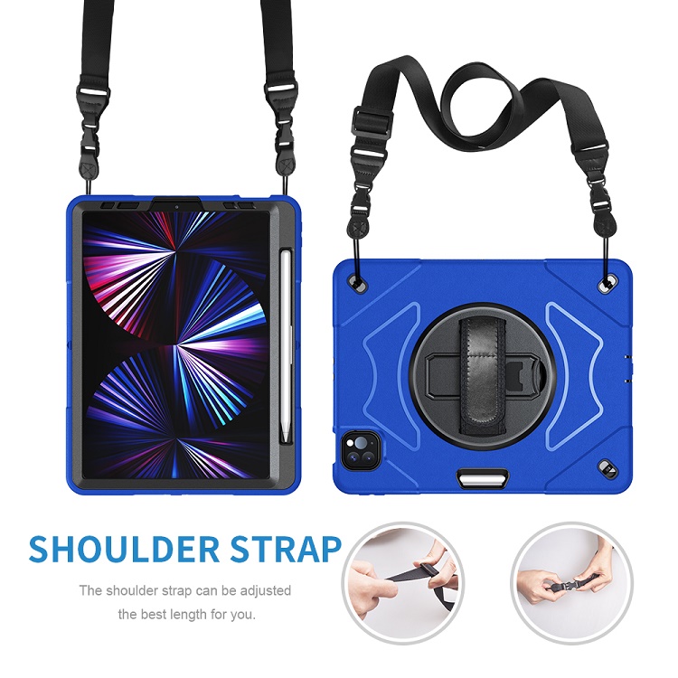 for ipad pro 11 sublimation case cover for ipad pro 11 inch case hard PC rugged tablet case with hand strap foldable stand