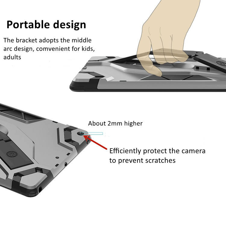 For Lenovo Tab M10 Tablet Case Kickstand Defender Case With Handle tablet Cover Case For Lenovo P11 Pro With Shoulder Strap