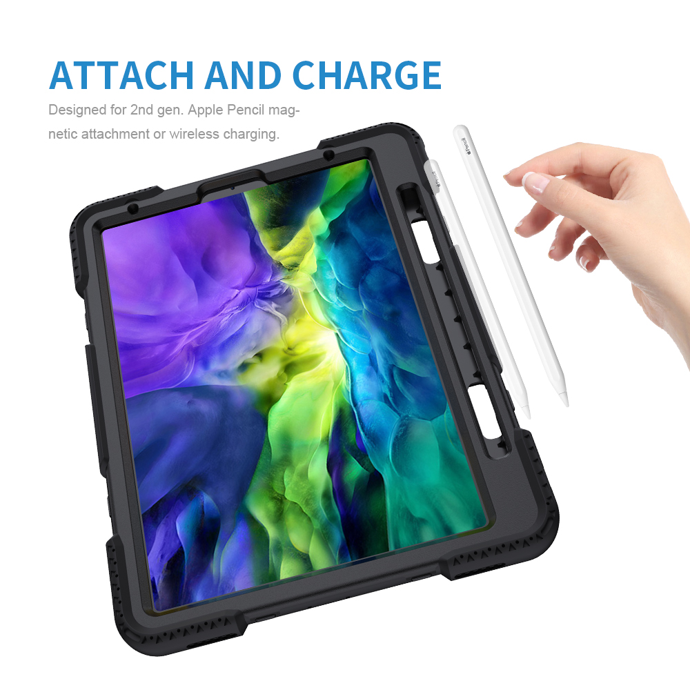 Miesherk 360 Rotational Smart Stand Tablet Back Cover for iPad pro 11 2020/2021 Shockproof Silicone Laptop PC Protective Case