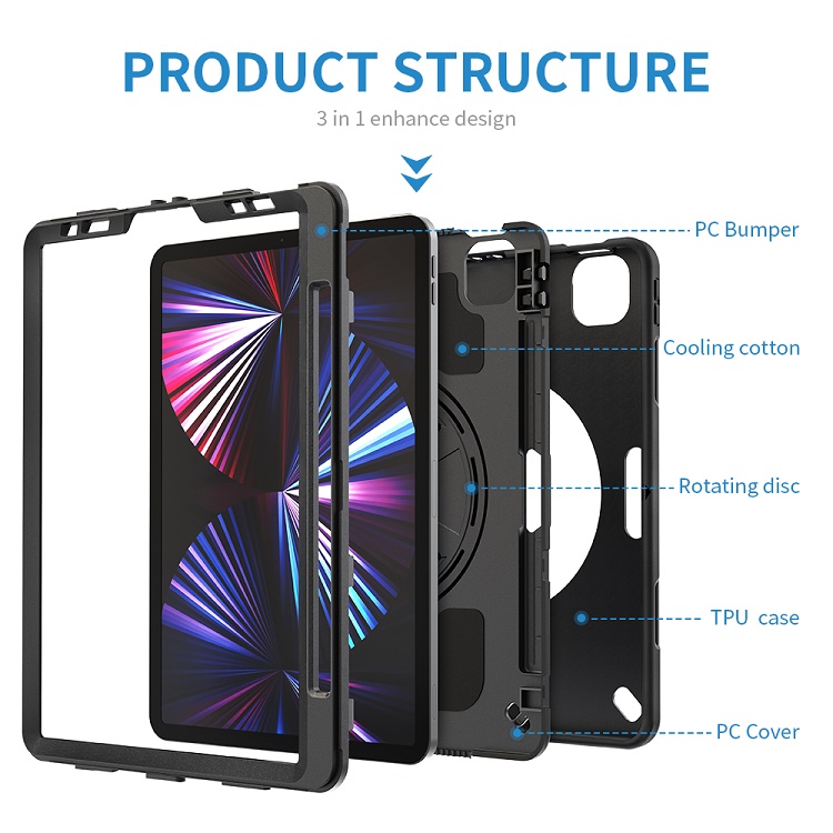 for apple ipad pro cover kid protective case for ipad pro 2nd 3rd gen universal rugged tablet cover for ipad pro 11 inch case
