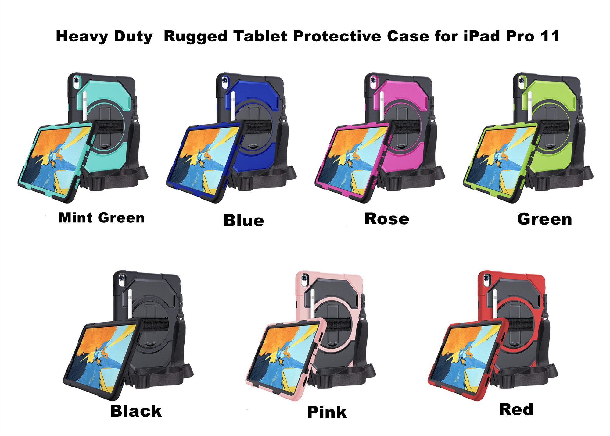 Explosion Proof Case FHL The New for Ipad Pro 11 Case Shockproof Protective Case Shockproof with Pencil Holder FHLTJ-0704 CN;GUA