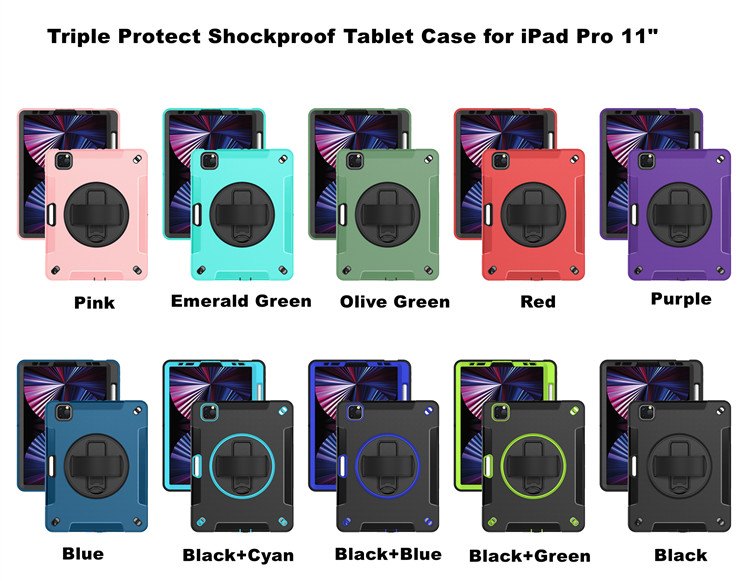 Factory wholesale different designs tablet protective covers for iPad pro 11 inch case
