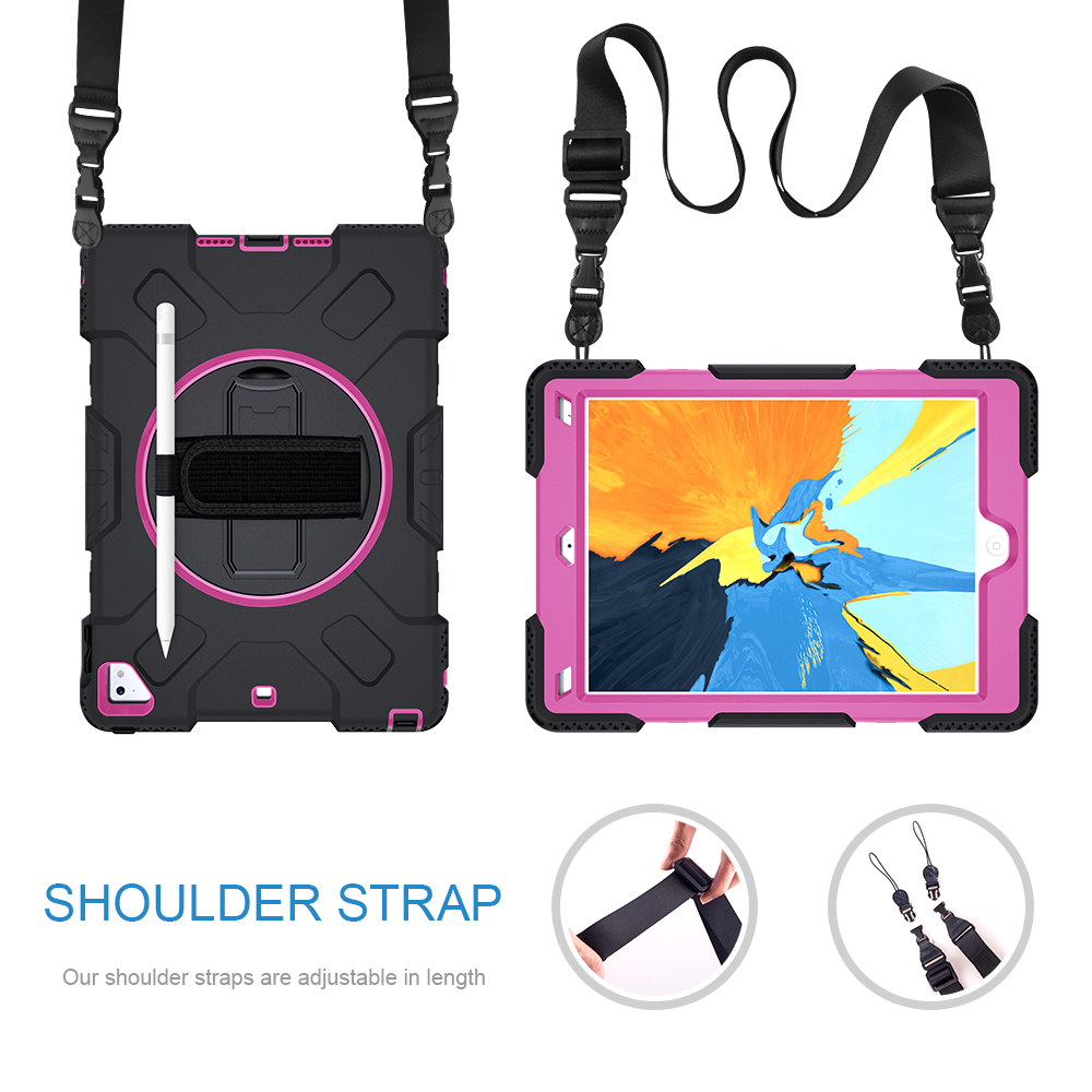 Custom Heavy Duty Tablet Case for iPad mini 4/5 7.9 inch cover case hand strap
