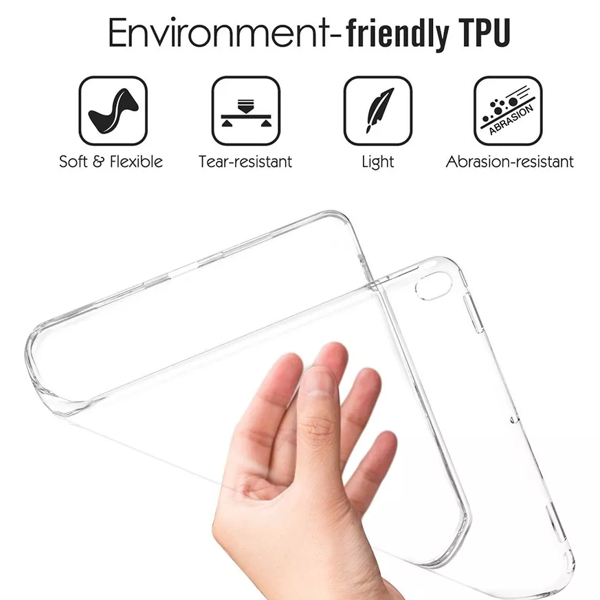 Ultra-thin Soft TPU Case for iPad Air 4th Generation 10.9 inch Transparent Clear Back Tablet Cover for iPad Pro 11 inch