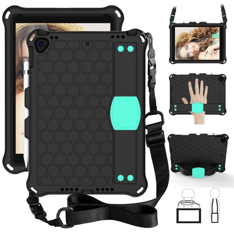 Amazon Hot Sale Waterproof Heavy Duty Tablet Case For iPad 8 Generation 10.2 Case With Hand Strap