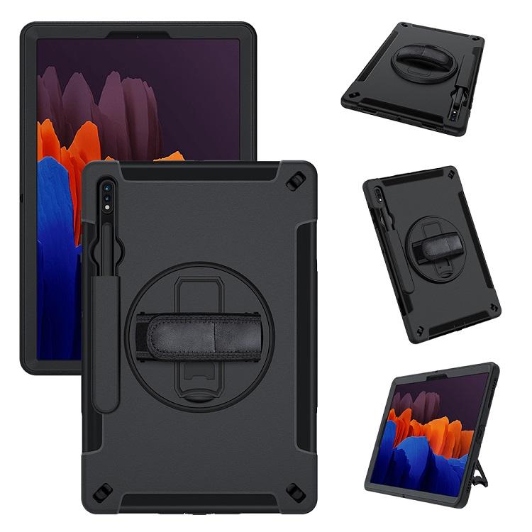 Three Layer Protective Tablet Case Protector Heavy Duty Case With kickstand for Samsung Tab S 7 Plus T970 Cover