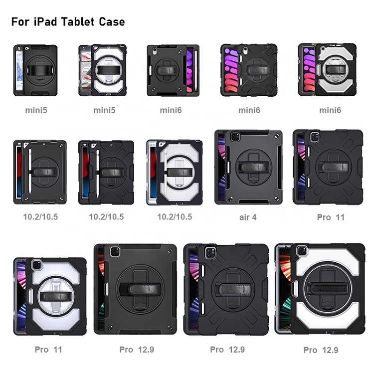 Tablet protective shell for different model iPad pro cover case