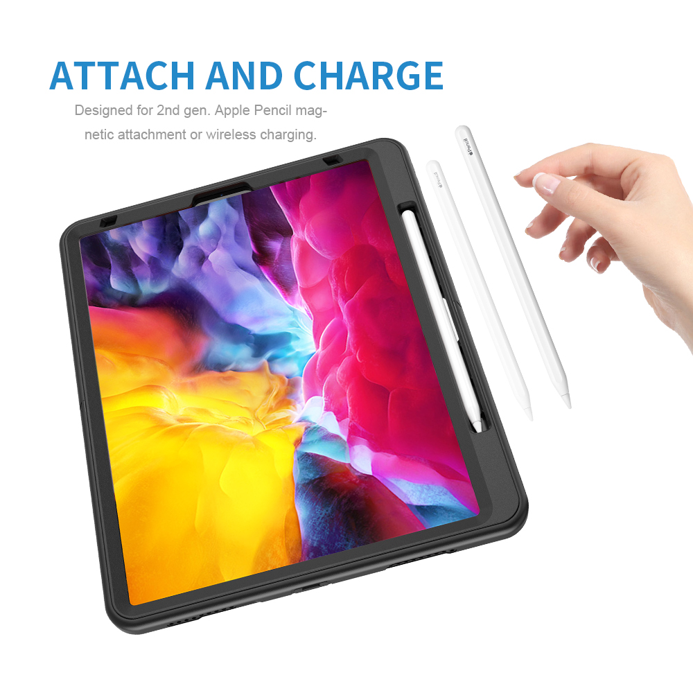 New Arrival Adjustable Rotating Hand Strap Shockproof Rugged TPU Tablet Casing shell for iPad Pro 11 2021 Case with Pen Holder