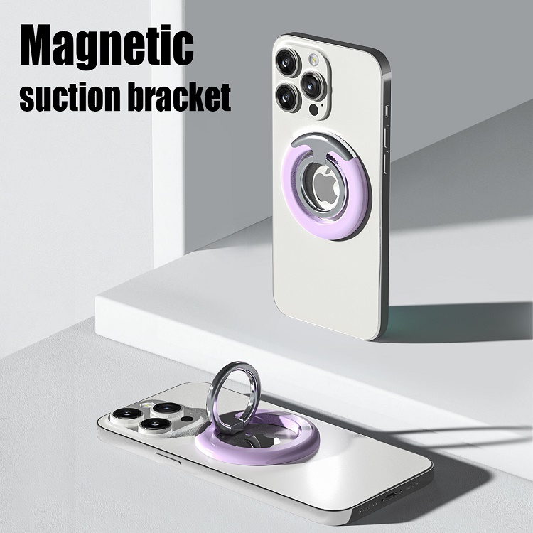 Factory Custom Phone Stand Up Grip Holder Mini Alloy Finger Magnetic Ring mobile phone holder for magsafe cell phone ring stand