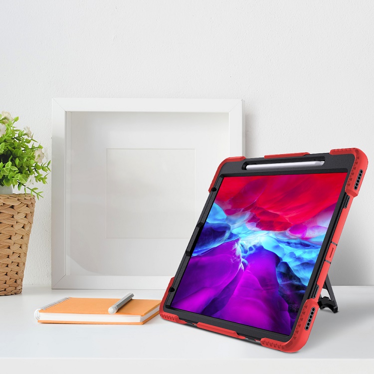 Newest Folding Kickstand Silicone 12.9 inch Tablet Case For iPad Pro 2020 12.9 Case
