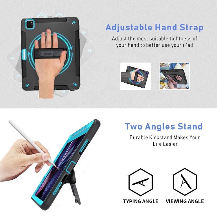 shockproof hard tablet case 10.1 rugged universal tablet case for ipad air 4 case tablet cover kids for ipad pro 11 inch