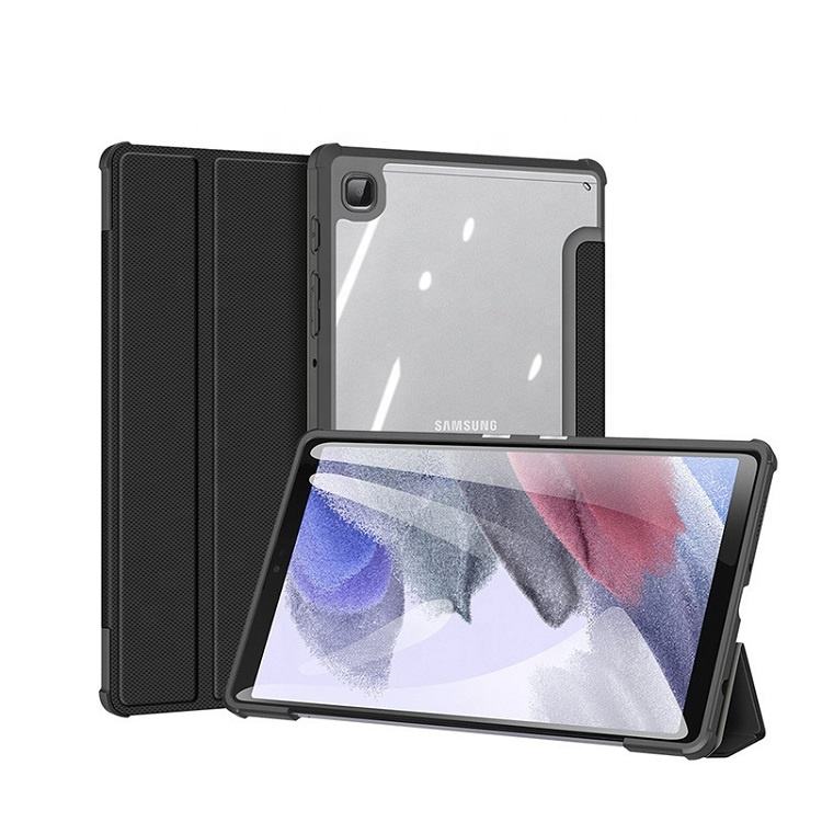 Hybrid Slim Case for Samsung Galaxy Tab S7 11'' SM-P610/P615 with S Pen Holder, Shockproof Cover with Transparent Back Shell