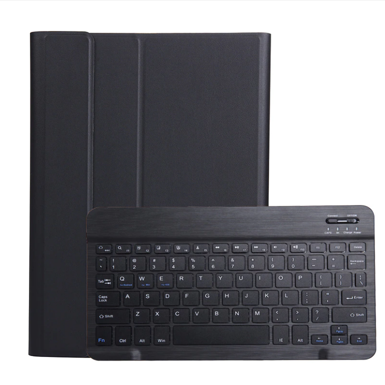 Stand design leather tablet case with wireless keyboard cover for Samsung Galaxy Tab S6 Lite 10.4 Inch P610