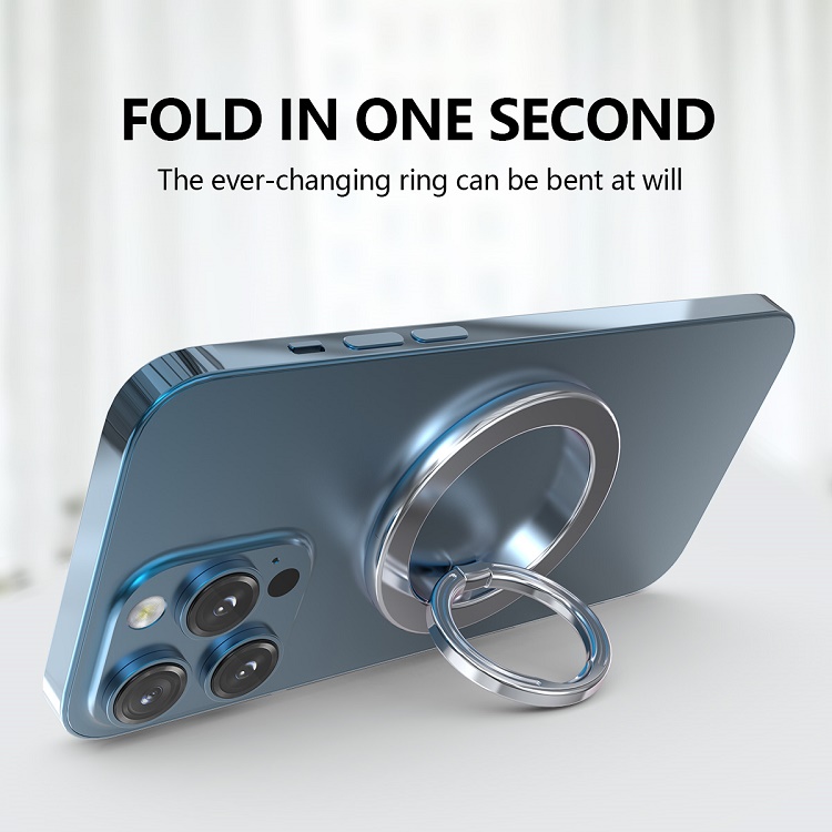 Wholesale phone ring holder finger grip 360 degree rotating strong magnetic ring phone holder for Magsafe phone