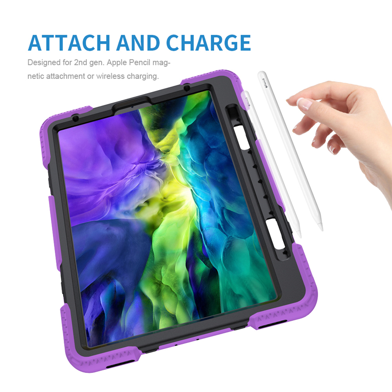 High Quality Drop Resistant Heavy Duty Hard Tablet Case For iPad Pro 12.9 2018 For School
