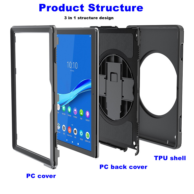 Miesherk Tablet Case for Lenovo 2nd Gen Shockproof Protective Cover from 8 inch to 10.3 inch