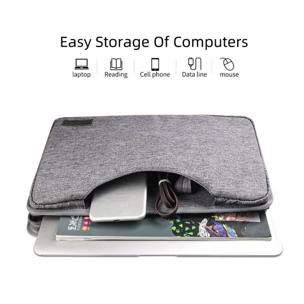[ Universal Model ] Universal Laptop Sleeve Bag With Kickstand Computer Bag For Xiaomi Pad For Huawei Matebook 14 15-005