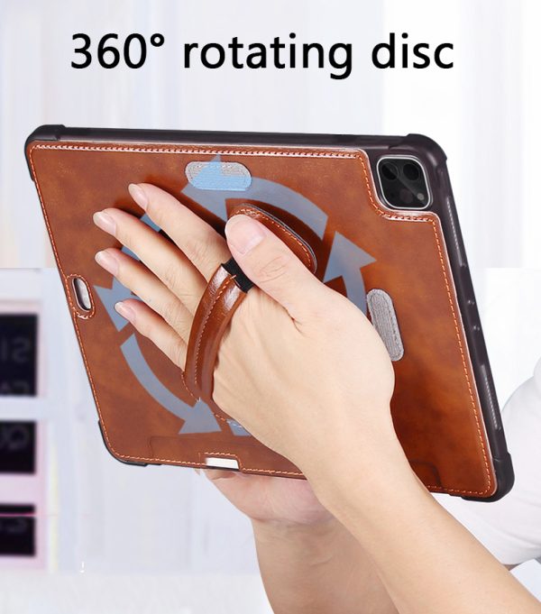[ 360 Rotating ] Waterproof Universal Leather Laptop Bag 360 Rotating Leather Case For Ipad Air 2 9.7 / 10.2 / 10.9 / 11 Inch-004