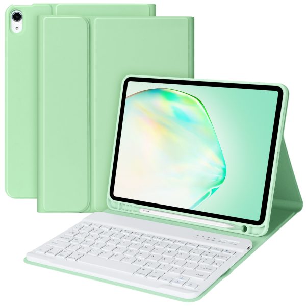 Kickstand PU leather Bluetooth keyboard case for ipad 10th gen 10.9 inch 2022 tablet case-003