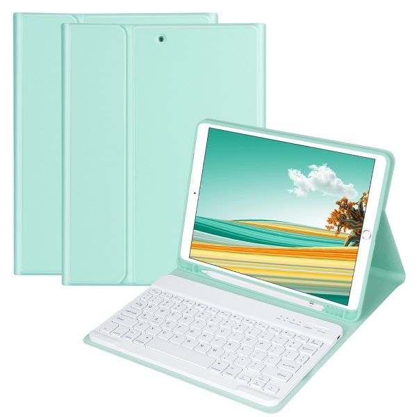Kickstand PU leather Bluetooth keyboard case for ipad 10th gen 10.9 inch 2022 tablet case-006