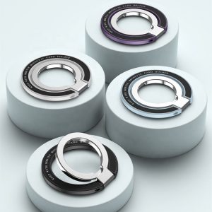 2023 new custom logo for magsafe aluminum alloy mobile phone finger grip ring holder magnetic phone ring holder-001
