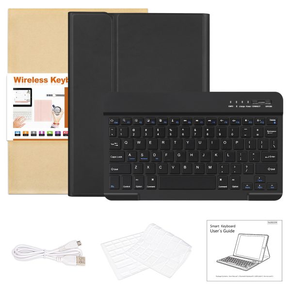 Kickstand PU leather Bluetooth keyboard case for ipad 10th gen 10.9 inch 2022 tablet case-06