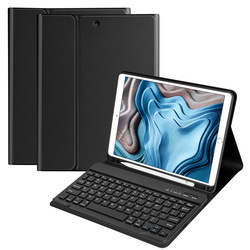 Kickstand PU leather Bluetooth keyboard case for ipad 10th gen 10.9 inch 2022 tablet case-07