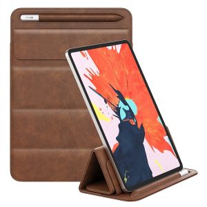 Luxury Tablet Sleeve Case smart cover for ipad pro case with pencil holder cover PU Leather Trifold Case for ipad pro 11 12.9-001