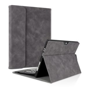 [ Foldable Kickstand ] Breathable 4 Corner Shockproof Leather keyboard Tablet Case For Microsoft Surface pro 9 8-001