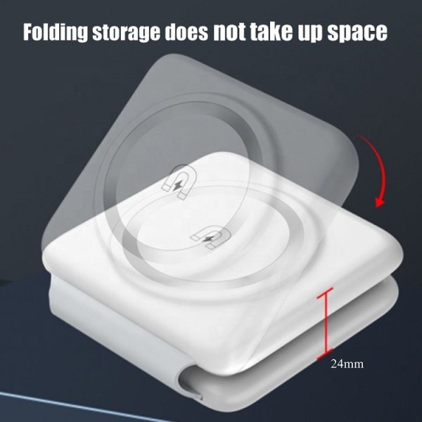 Factory Hot Sale 15W Magnetic Wireless Charger Foldable 3 In 1 phone Charger-005