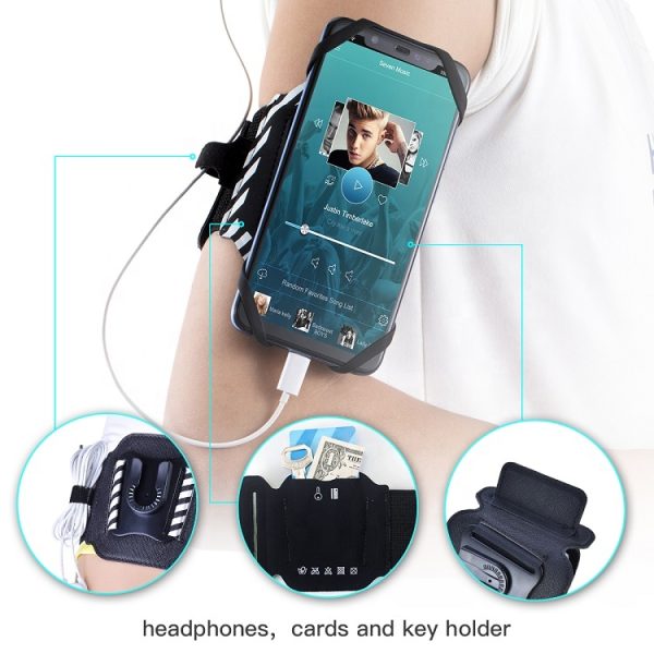 Hot Selling Sport Fitness Rotatable Phone Holder Running Armband Phone Holder for runners-003