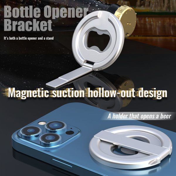 Creative Bottle Opener Magsafe Magnetic Finger Ring Holder Gift Portable Finger Ring Clip Phone Holder-01