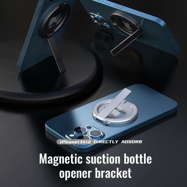 Creative Bottle Opener Magsafe Magnetic Finger Ring Holder Gift Portable Finger Ring Clip Phone Holder-04