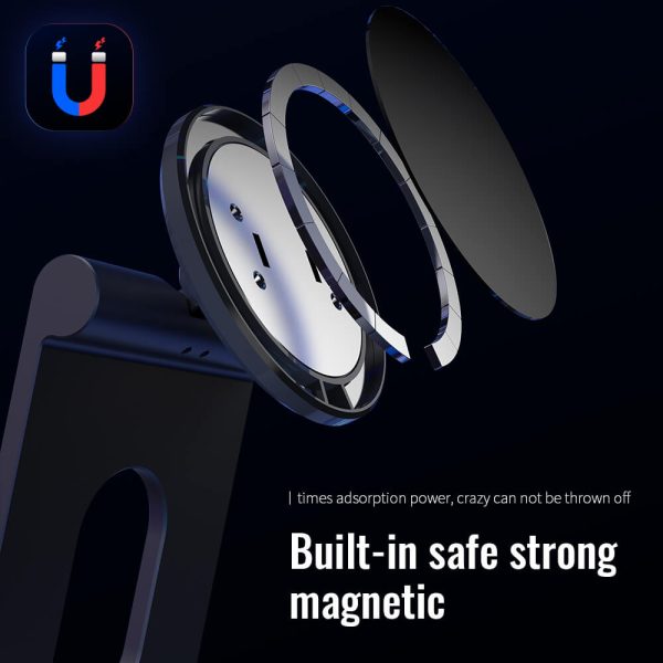Suitable for Apple magsafe desktop magnetic holder iphone14 aluminum alloy magnetic mobile phone holder-4