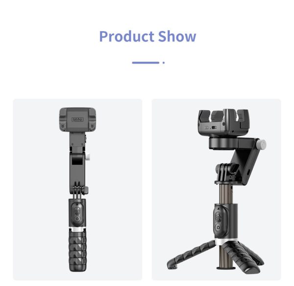 Mobile phone stabilizer, selfie stick, panoramic follow-up, anti-shake selfie stick, handheld pan/tilt stabilizer, live streaming artifact-26