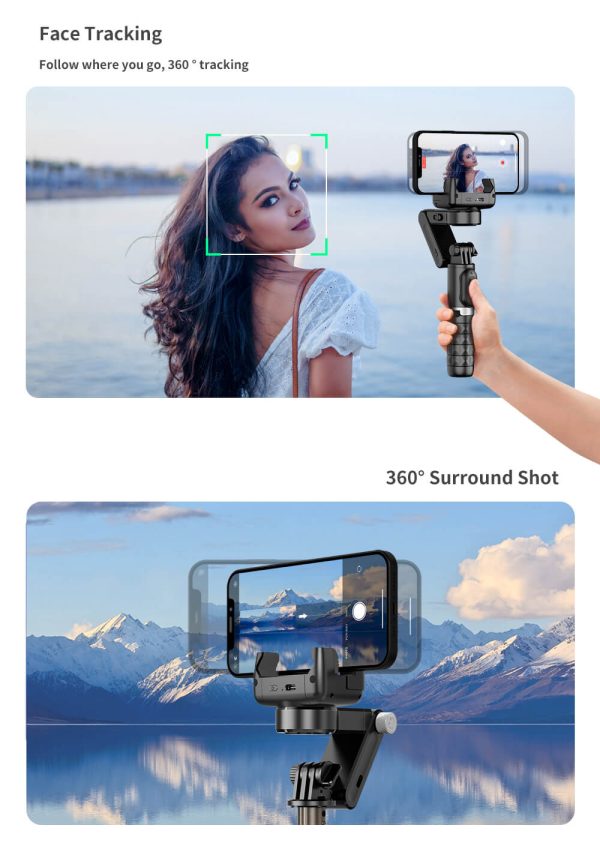 Mobile phone stabilizer, selfie stick, panoramic follow-up, anti-shake selfie stick, handheld pan/tilt stabilizer, live streaming artifact-4