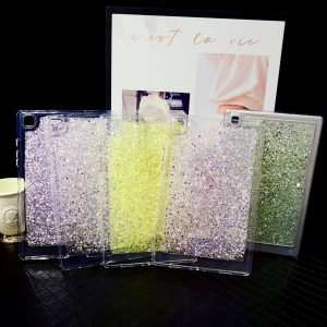 Applicable samsung tablet case s7/s8/t870/x700 back case s7 acrylic anti-bending glitter style-002