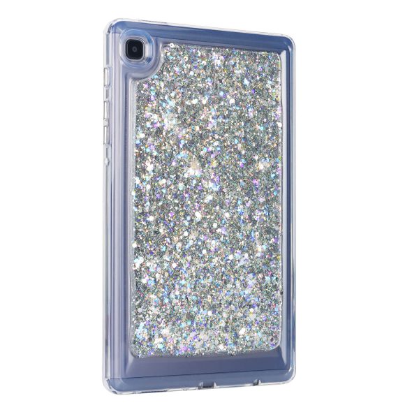 Applicable samsung tablet case s7/s8/t870/x700 back case s7 acrylic anti-bending glitter style-007