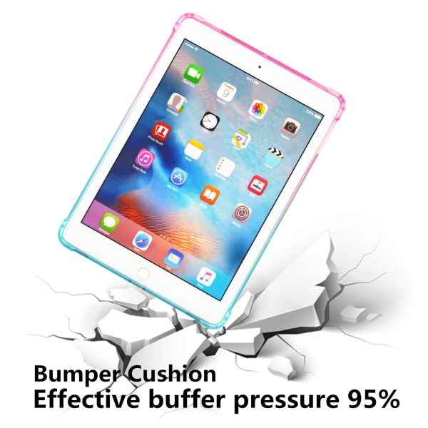 Popular transparent suitable ipad10.2 gradient protective case mini12345 all-inclusive ipad9.7 tablet case-03