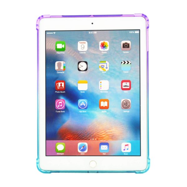 Popular transparent suitable ipad10.2 gradient protective case mini12345 all-inclusive ipad9.7 tablet case-04