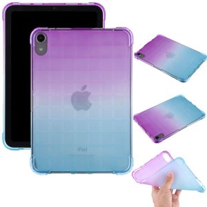 Hot selling iPad 10 generation protective case TPU gradient candy anti-fall case 10.2 soft shell leather case-001